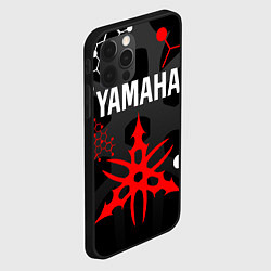 Чехол для iPhone 12 Pro YAMAHA ЯМАХА МОТОСПОРТ, цвет: 3D-черный — фото 2