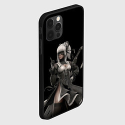 Чехол для iPhone 12 Pro Nier: Automata, цвет: 3D-черный — фото 2