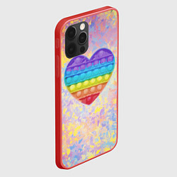 Чехол для iPhone 12 Pro Я твой поп-ит!, цвет: 3D-красный — фото 2