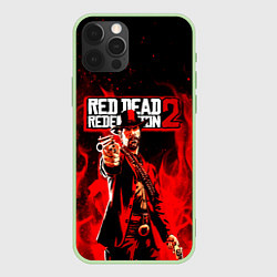 Чехол для iPhone 12 Pro RDR John Marston, цвет: 3D-салатовый