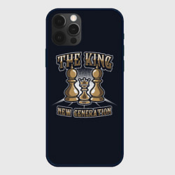 Чехол для iPhone 12 Pro Шахматный Король, цвет: 3D-черный
