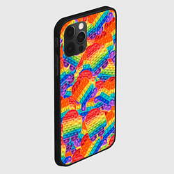 Чехол для iPhone 12 Pro Pop it Among Us, цвет: 3D-черный — фото 2