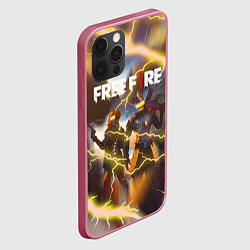 Чехол для iPhone 12 Pro FREEFIRE ФРИФАЕР Z, цвет: 3D-малиновый — фото 2