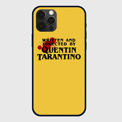 Чехол для iPhone 12 Pro Quentin Tarantino, цвет: 3D-черный
