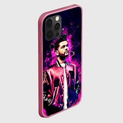 Чехол для iPhone 12 Pro The Weeknd, цвет: 3D-малиновый — фото 2