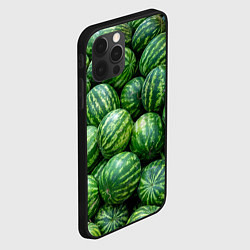 Чехол для iPhone 12 Pro Арбузы, цвет: 3D-черный — фото 2