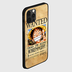 Чехол для iPhone 12 Pro Манки Д Луффи в розыске One Piece, цвет: 3D-черный — фото 2