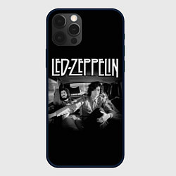 Чехол для iPhone 12 Pro Led Zeppelin, цвет: 3D-черный