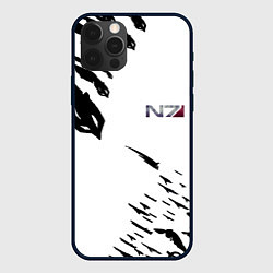 Чехол для iPhone 12 Pro MASS EFFECT ПОСЛЕДНИЙ БОЙ БЕЛ, цвет: 3D-черный