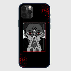 Чехол для iPhone 12 Pro МАГИЧЕСКАЯ БИТВА SUKUNA, цвет: 3D-черный