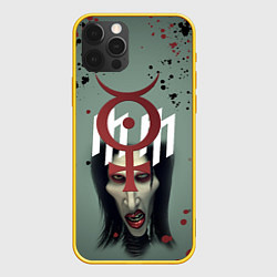 Чехол iPhone 12 Pro Marilyn Manson Мерилин Мэнсон Z