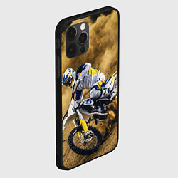 Чехол для iPhone 12 Pro HUSQVARNA ХУСКВАРНА SPORT, цвет: 3D-черный — фото 2