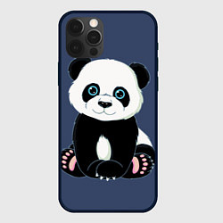 Чехол для iPhone 12 Pro Милая Панда Sweet Panda, цвет: 3D-черный