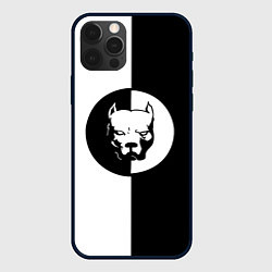 Чехол для iPhone 12 Pro PITBULL SYNDICATE ПИТБУЛЬ СИ, цвет: 3D-черный