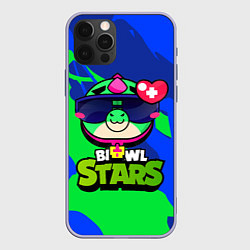 Чехол для iPhone 12 Pro Brawl Stars Базз Buzz, цвет: 3D-светло-сиреневый