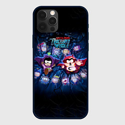Чехол для iPhone 12 Pro Супергеройская команда, цвет: 3D-черный