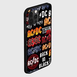 Чехол для iPhone 12 Pro AC DC LOGOBOMBING, цвет: 3D-черный — фото 2