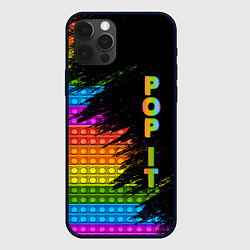 Чехол для iPhone 12 Pro ИГРУШКА POP it ПОП-ИТ, цвет: 3D-черный