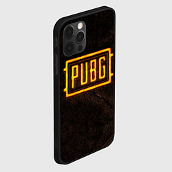 Чехол для iPhone 12 Pro PUBG ПАБГ NEON, цвет: 3D-черный — фото 2