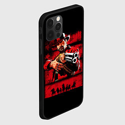 Чехол для iPhone 12 Pro Red Dead Redemption 2, цвет: 3D-черный — фото 2