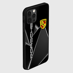 Чехол для iPhone 12 Pro Порше Porsche, цвет: 3D-черный — фото 2