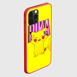 Чехол для iPhone 12 Pro ПИКАЧУ PIKACHU, цвет: 3D-красный — фото 2