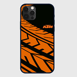 Чехол для iPhone 12 Pro ORANGE KTM КТМ Z, цвет: 3D-черный