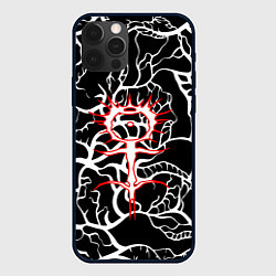 Чехол для iPhone 12 Pro GHOSTEMANE, цвет: 3D-черный