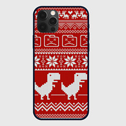 Чехол для iPhone 12 Pro Новогодний гугл, цвет: 3D-черный