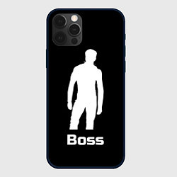 Чехол для iPhone 12 Pro Boss of the gym on black, цвет: 3D-черный