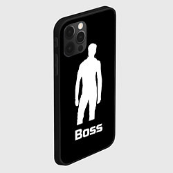 Чехол для iPhone 12 Pro Boss of the gym on black, цвет: 3D-черный — фото 2