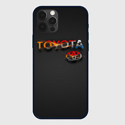 Чехол для iPhone 12 Pro TOYOTA SHARDS, цвет: 3D-черный