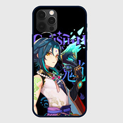 Чехол для iPhone 12 Pro Сяо Genshin Impact, цвет: 3D-черный