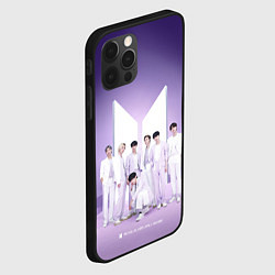 Чехол для iPhone 12 Pro BTS Purple, цвет: 3D-черный — фото 2