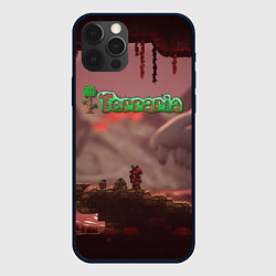 Чехол для iPhone 12 Pro Terraria Тэррария, цвет: 3D-черный