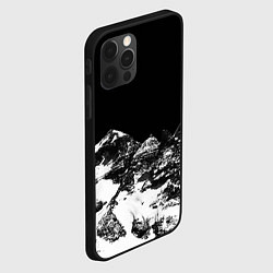 Чехол для iPhone 12 Pro ГОРЫ ЧБ, цвет: 3D-черный — фото 2