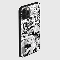 Чехол для iPhone 12 Pro Клинок, рассекающий демонов, МАНГА, цвет: 3D-черный — фото 2