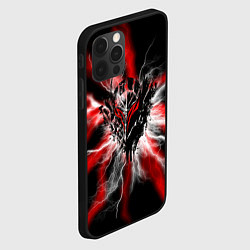 Чехол для iPhone 12 Pro Berserk разряд молнии, цвет: 3D-черный — фото 2