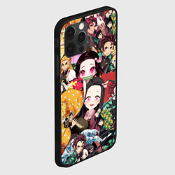 Чехол для iPhone 12 Pro КЛИНОК РАССЕКАЮЩИЙ СТИКЕРБОМБИНГ, цвет: 3D-черный — фото 2
