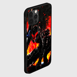 Чехол для iPhone 12 Pro БЕРСЕРК ОГНЕННЫЙ BERSERK, цвет: 3D-черный — фото 2