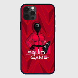 Чехол для iPhone 12 Pro Squid game, цвет: 3D-черный