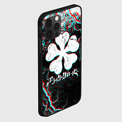 Чехол для iPhone 12 Pro BLACK CLOVER GLITCHF FLASHES, цвет: 3D-черный — фото 2