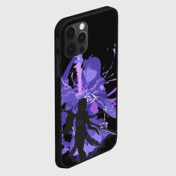 Чехол для iPhone 12 Pro Genshin Impact Raiden, цвет: 3D-черный — фото 2