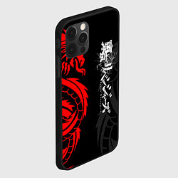 Чехол для iPhone 12 Pro Токийские Мстители: Красный дракон, цвет: 3D-черный — фото 2
