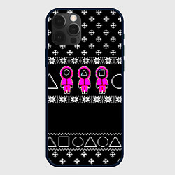 Чехол для iPhone 12 Pro Новогодний свитер Ojingeo geim, цвет: 3D-черный