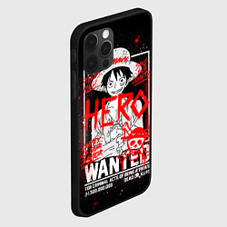 Чехол для iPhone 12 Pro One Piece: Разыскивается Манки Д Лаффи, цвет: 3D-черный — фото 2