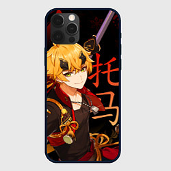 Чехол для iPhone 12 Pro Genshin Impact - Тома, цвет: 3D-черный