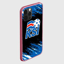 Чехол для iPhone 12 Pro KSI ICELAND - сборная, цвет: 3D-малиновый — фото 2