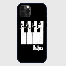 Чехол для iPhone 12 Pro THE BEATLES ЗНАМЕНИТАЯ КАРТИНКА, цвет: 3D-черный
