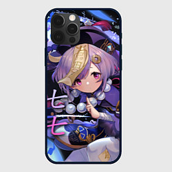Чехол для iPhone 12 Pro Genshin Impact: Qiqi, цвет: 3D-черный